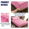 Winter Super Soft Fleece Bed Sheet Warm Fitted Sheet Set Twin Queen Flannel Mattress Protector Cover Bedding Thick Sheets