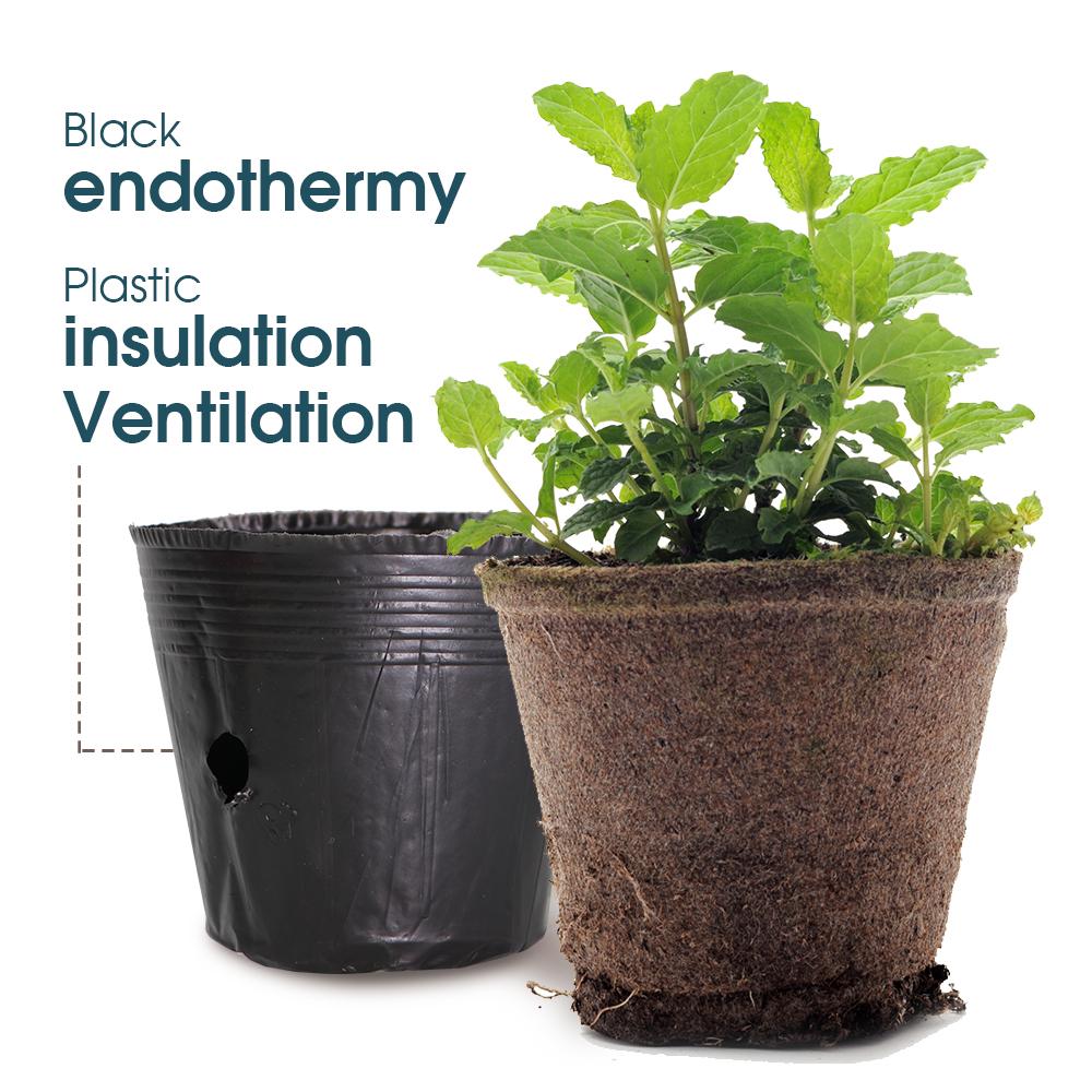 10-100 шт 21 размера горшков для выращивания рассады пластиковые контейнеры для рассадных растений мешки для рассады для сада теплица цветы