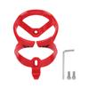 Bicycle Bottle Holder Cage Polycarbonate Seatpost Water Bottle Holder Adapter for Outdoor Long RidingRed