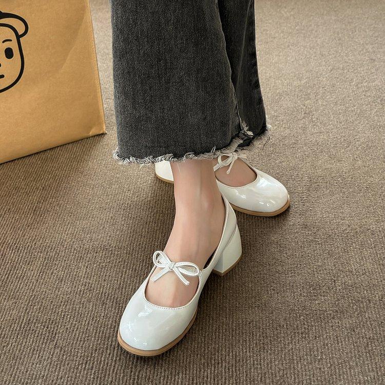 Туфли женские на каблуках Мэри Джейн на платформе Туфли Лолита на каблуках Туфли-лодочки Женские туфли на высоком каблуке в японском стиле для девочек в винтажном стиле