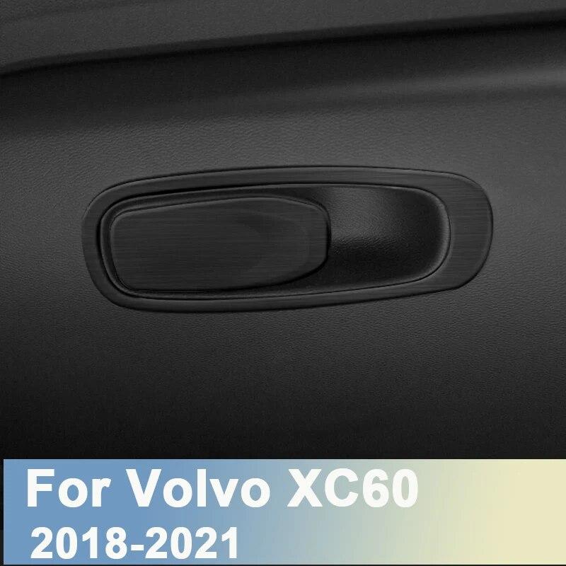 Для Volvo XC60 2018-нержавеющая сталь автомобильный ящик для хранения второго пилота перчаточный ящик ручка крышка отделка наклейки аксессуары для интерьера