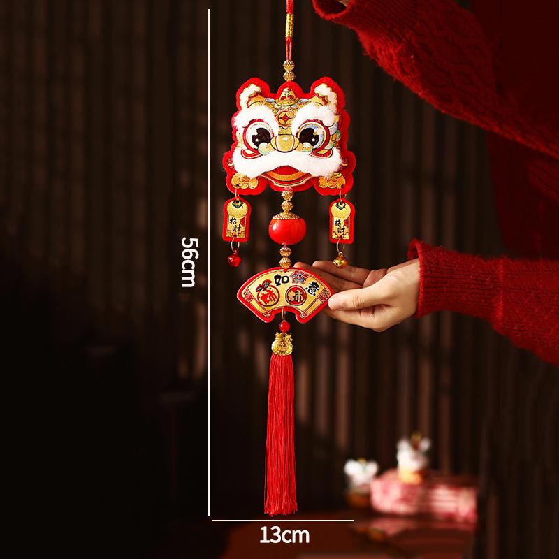 Horse Year Small Pendant Spring Festival Wall Hanging Pendant Home Entrance Door Bell Chinese New Year Decoration Supplies