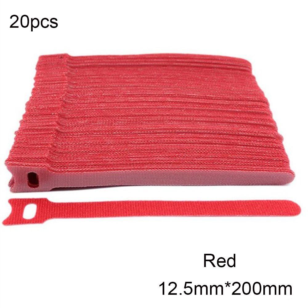 20 шт. Новые наушники мышь многоразовый шнур стяжка органайзер для кабеля нейлоновый ремешок для управления проводами