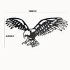 Bald Eagle Metal Wall Art Outdoor Décor Black Metal Birds for Yard Ideal for Arts & Crafts and Window Treatments Stylish Home