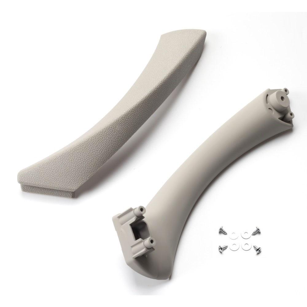 Для BMW 3 серии E90 E91 E92 оригинальная внутренняя ручка двери, накладка на панель, черный, бежевый, серый, правая и левая крышка 2004-2012