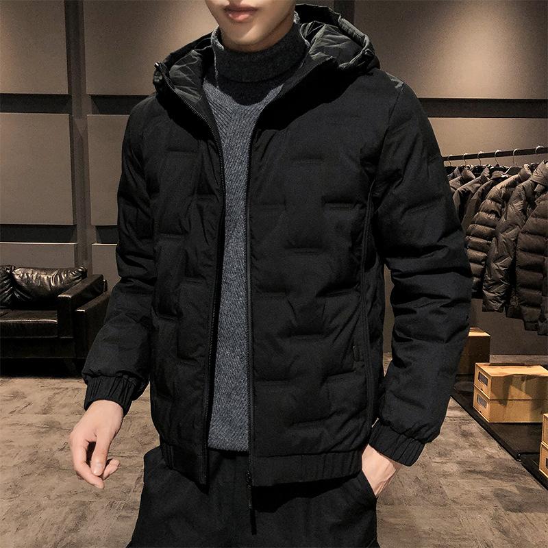Men's Down Jacket Winter New Hooded Trendy Brand Casual Fashion Versatile White Duck Down Youth Down Jacket Men's Clothing