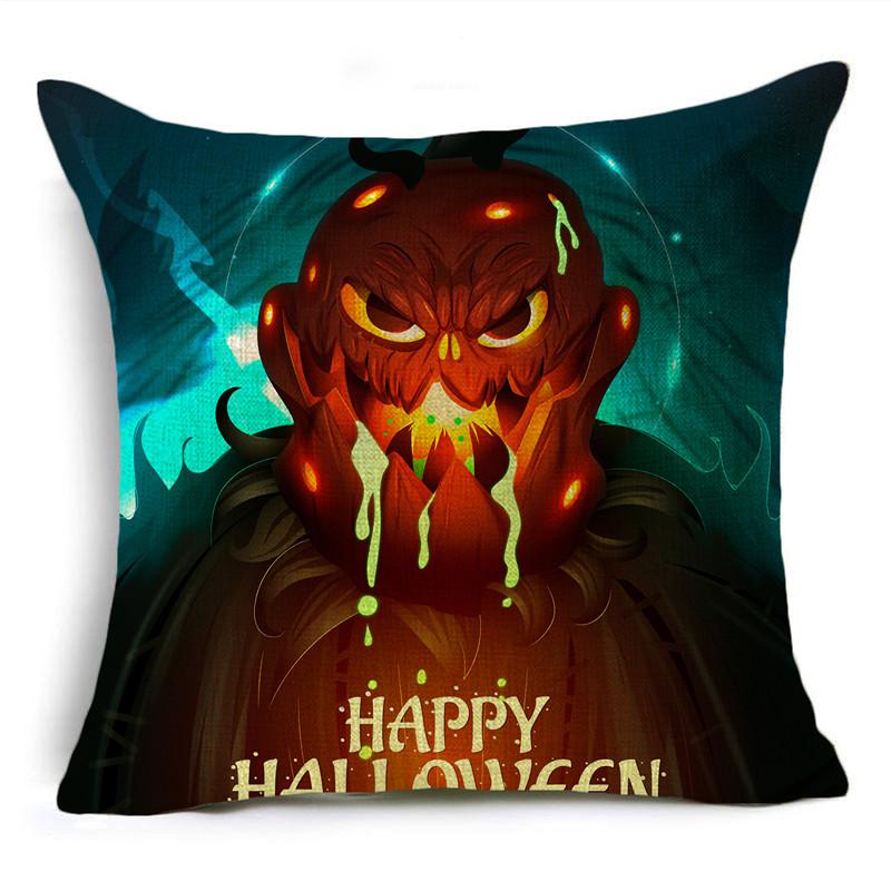 Чехол на подушку для Хэллоуина, темная луна, ночь, праздничная атмосфера, украшение для дивана, поясная подушка, чехол для подушки 40*40 см/45*45 см/50*50 см