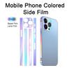 1 комплект, рамка для телефона, мягкая красочная пленка для мобильного телефона, светящаяся гидрогелевая пленка, пылезащитный объектив для камеры телефона с защитой от царапин
