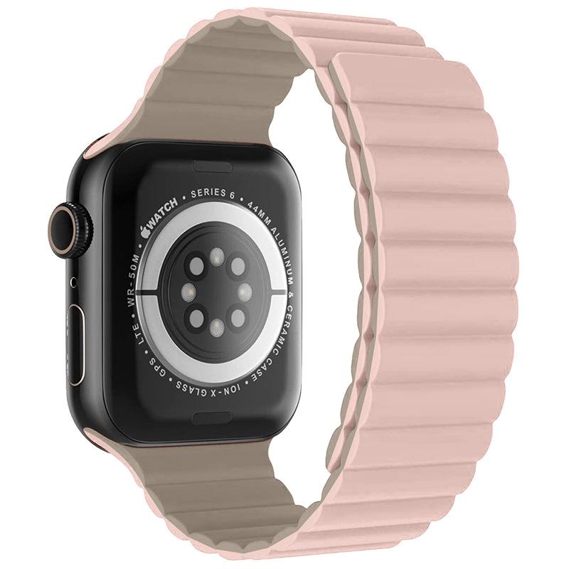 Силиконовый магнитный ремешок для Apple Watch Ultra Band 49 мм 8 7 45 мм 41 мм браслет iWatch 6 5 4 3 SE 44 мм 40 мм 42 мм