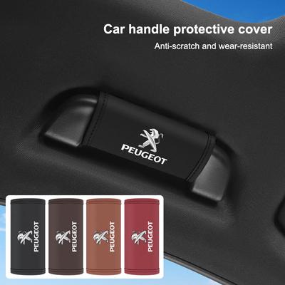 Для 308 408 508 RCZ 208 3008 2008 206 207 108 406 407 408 206 207 Автомобильный интерьер Защитная крышка ручки на потолке Ручка двери Автомобильная ручка ручного тормоза