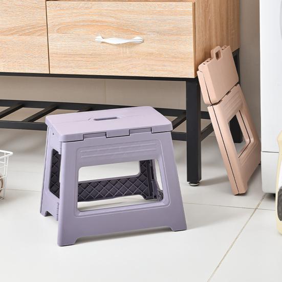 Складная скамейка многофункциональная подставка для ног для малышей и пожилых людей переносной пластиковый табурет с ручкой