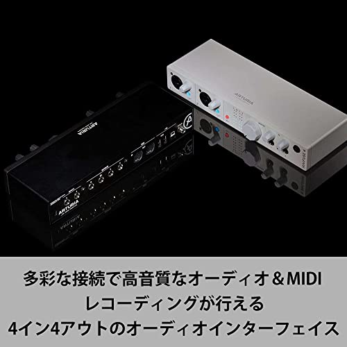 Arturia Music Production Software Included 4 In 4 Out Audio & MIDI Interface MiniFuse 4 White