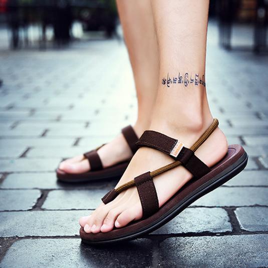 Летние новые пляжные сандалии шлепанцы мужские парные шлепанцы мужские уличные сандалии