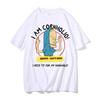 I Am Corn Beavis Terrible Art Gift Man Cotton Short Sleeve Beavis and Butt Joint T Shirt I Need for My Anal T Shirt
