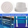 2 Pcs Swimming Ladder Protection Plug Thickened Slip-Resistant Easy Installation Removal Inground Pool Ladder Bumpers Pool Ladder Rubber Inside Tubing