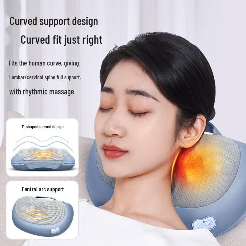 MZ Rechargeable Shoulder & Neck Massage Pillow CN plug (adapter included)
