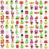 20Pcs Christmas Mochi Squishies Toys Santa Claus Snowman Squeeze Stress Relief Toysfor Kids Christmas Gift Classroom Rewards