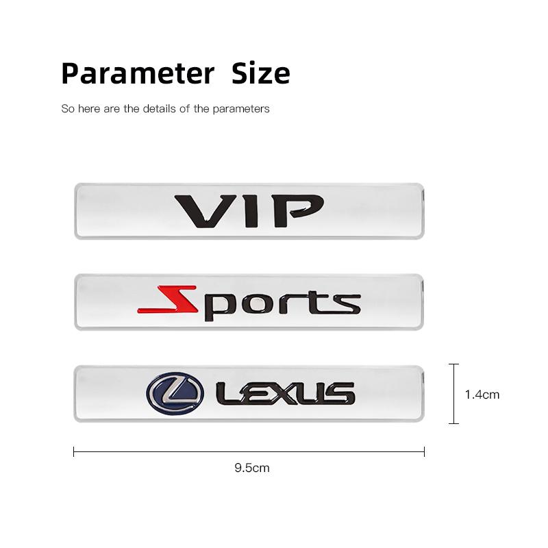 Car Emblem Leaf Metal Stickers Auto Decoration For Lexus F SPORT ES RX NX LS UX LM LX GX LC RZ IS CT GS RC HS SC TX LBX IS300
