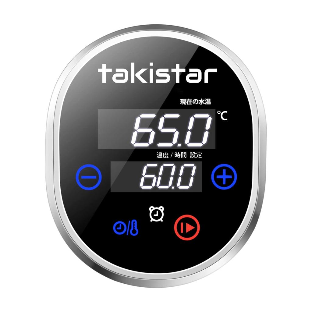 Takistar Низкотемпературная вакуумная медленноварка IPX7 Рецепт Подлинная японская отечественная высококачественная низкотемпературная посуда Sous vide белого цвета, плита,
