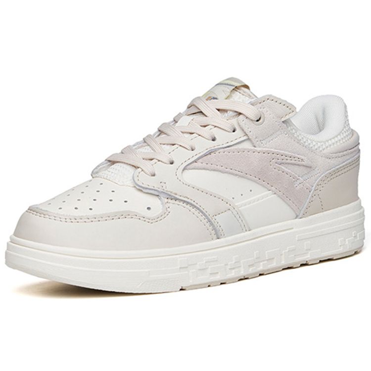 Anta Уличные кроссовки для скейтбординга с толстой подошвой и нескользящей подошвой, женские кроссовки серо-белого цвета 122218050-6