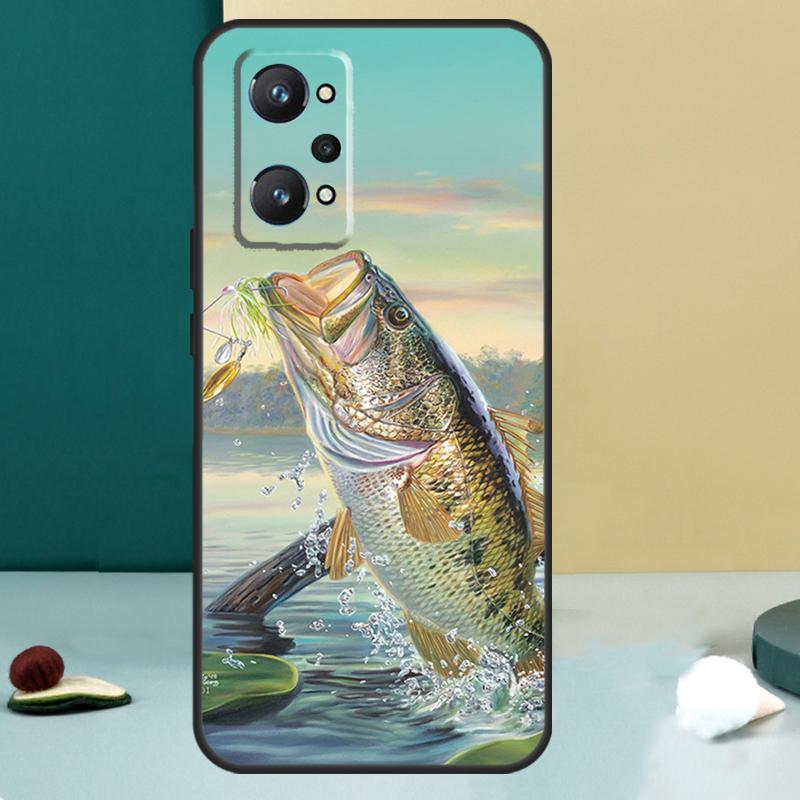 Чехол для Bass Fishing для Realme GT 6T 5 6 GT 7 Pro C67 C75 C61 C55 C53 C51 C21Y C25S 10 11 12 13 14 Pro Plus