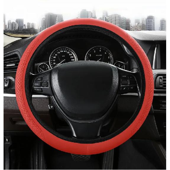 Sports Style Comfortable PU Steering Wheel Cover Car Accessories