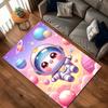 Cute Spaceman Print Cartoon Carpet for Living Room Bedroom Bedside Floor Mat Cloakroom Area Rugged Creative Doormat