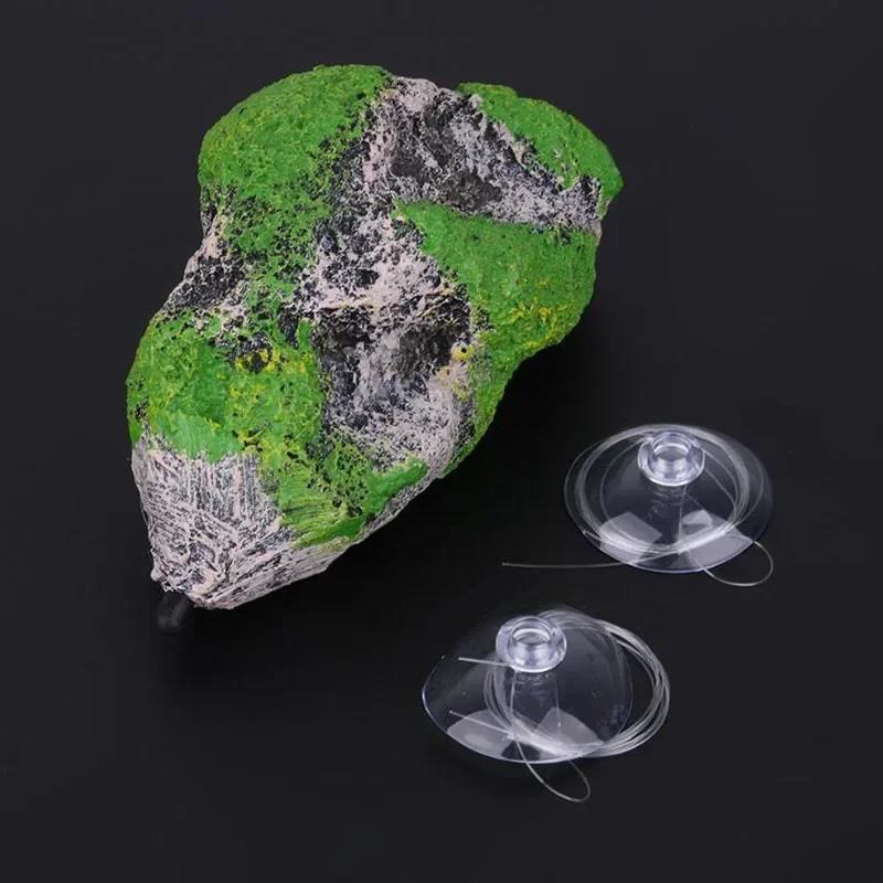 Fashion Medium Size Aquarium Fish Tank Floating Rock Suspended Stone Artificial Pumice Decor Flying Ornament