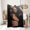 Cartoon LLeon KKennedyS Blanket Soft Throw Blanket for Home Bedroom Bed Sofa Picnic Travel Office Rest Cover Blanket Gift