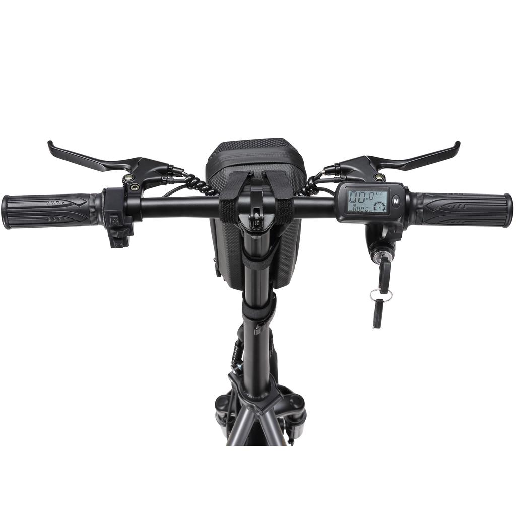 SINOHON K14 Городской складной электросамокат с сиденьем, двигатель 240 Вт, аккумулятор 36 В 13 Ач, 14-дюймовые дорожные шины, удобный электросамокат