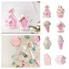 Cartoon Candy House Christmas Decorations Multicolor Hanging Pendants  Cristmas