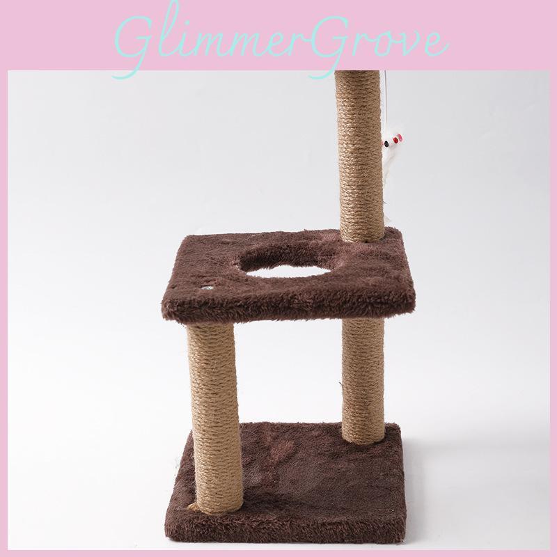 Pet Cat Scratcher Tower With Pvc Construction For Climbing And Exercise