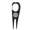 Golf Divot Tool Aluminum Alloy Golf Green Fork Magnetic Golf Fork Lawn Repair Tools