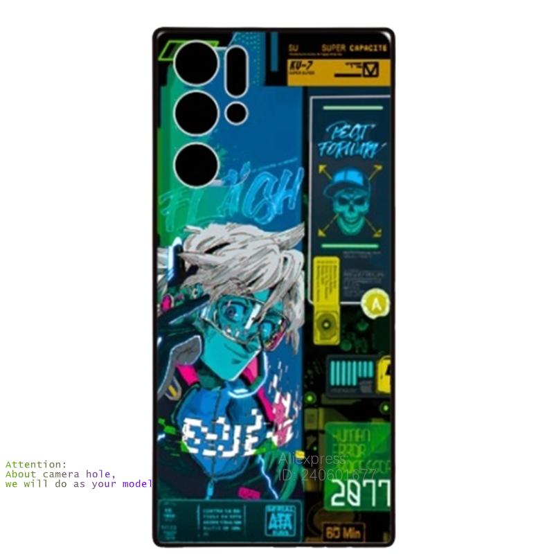 Светящийся чехол-вспышка для ZTE Nubia Red Magic 10s 10 Pro 9S 9 Pro 8 8s 7 7s 6 6s Защитный светодиодный чехол Akali Fundas Capa