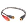 Автомобильный аудио 1Rca Female To 2Rca Male Y Splitter Cable Converter Cord Adapter Cable