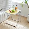 1Pcs Random Color Household Coffee Table Transparent Acrylic Folding Dining Chair Space Saving Portable Home Small Folding Table