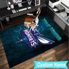 Custom Name Rug Charlotte Logo Art Area Rug Suitable for Indoor And Outdoor,Carpets for Homes, Offices,Living Rooms,Home Decor,Christmas Gift