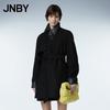 Женское зимнее пальто JNBY 2023 с V-образным вырезом из смесовой шерсти