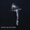 Practical for Razor Holder Rack Shelves with Suction Cup Hooks for Shower Bathro