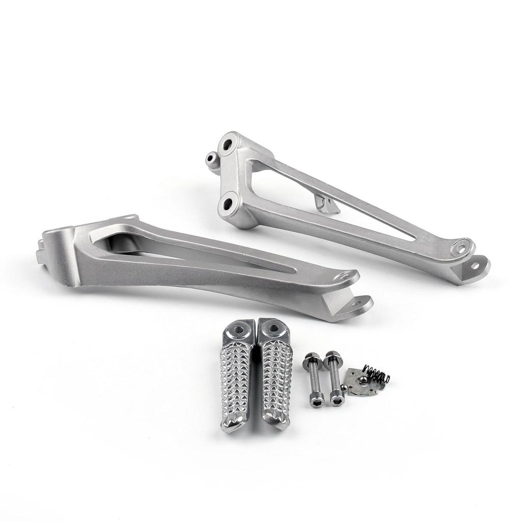 Rear Passenger Foot Pegs Footrest Brackets For YAMAHA 2009-2011 YZF R1