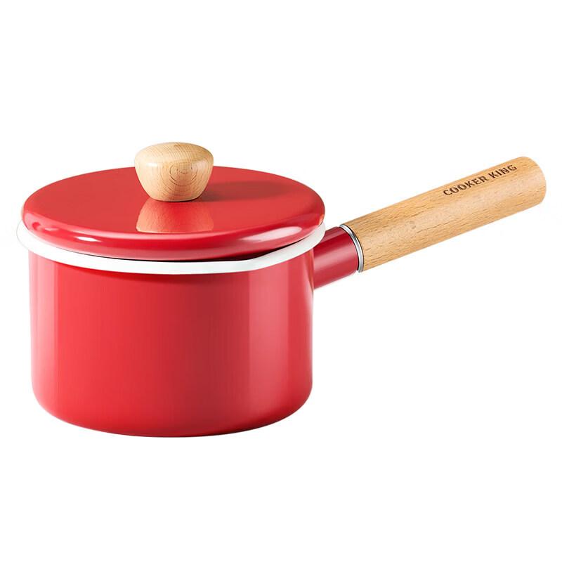 COOKER KING Enamel Milk/Soup Pot