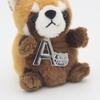 Take Off Red Panda Plush Toy Strap with Initial Charm [A] Angel's Mischief Series