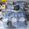 Duvet Cover Sets Bedroom Accessories Cotton Blend Quilt Cover Bed Sheet + Pillowcase