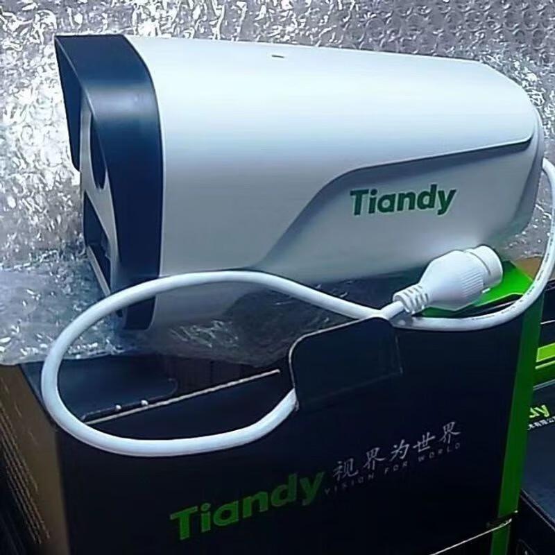 Tiandy Наружная 3-мегапиксельная IP-камера с фиксированным фокусным расстоянием, полноспектральным двойным освещением, полноцветная, штекер CN (адаптер в комплекте)