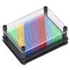 3D Pin Art Toy Colorful Plastic Pin Art Board 3D Needle Art Toy for Kids Children Gift White