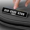 Stylish Car Temporary Stop Parking Magnetic Phone Number Display Card Plate