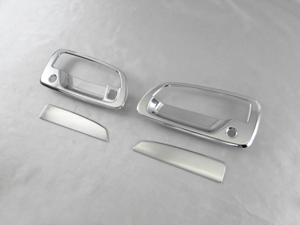 BRIGHTZ Hino Dutro Chrome Door Handle Covers and Knob Plate Set [TRUCK-S-083]