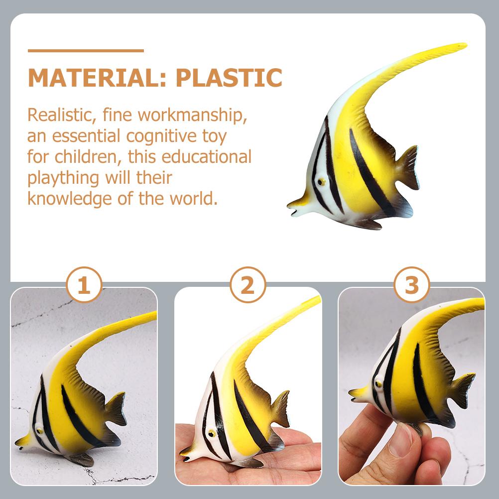 Детская игрушка, искусственная рыба, ролевые игры, искусственный ангел, декор для океана, пластиковая статуэтка морского животного