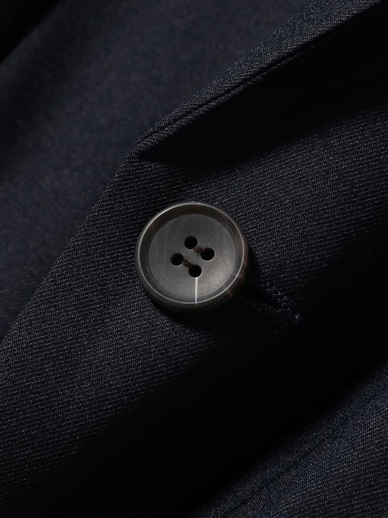 В:MING LIFE STORE от BEAMS Женский темно-синий жакет с рукавом три четверти (Размеры S-M)