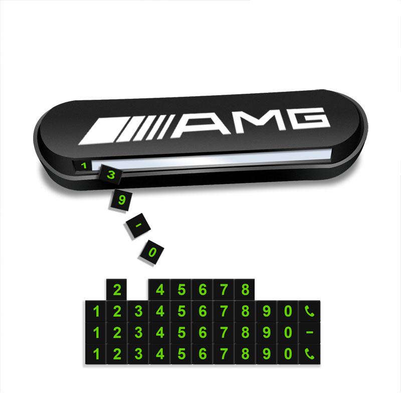 1 шт. Временная парковочная карточка для автомобиля, табличка, значок, стайлинг автомобиля для Mercedes Benz AMG GLE GLS GLC CLA GLB ML C500 C200 C300 W204 W206 W205 W212 W203